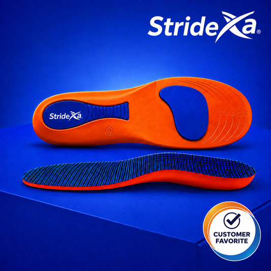 Heavy Duty Shock Absorption & Reinforced Arch Support Insoles, All-Day, Clinically Proven